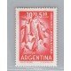 ARGENTINA 1960 GJ 1189a ESTAMPILLA NUEVA MINT !!! CON VARIEDAD CATALOGADA U$ 15